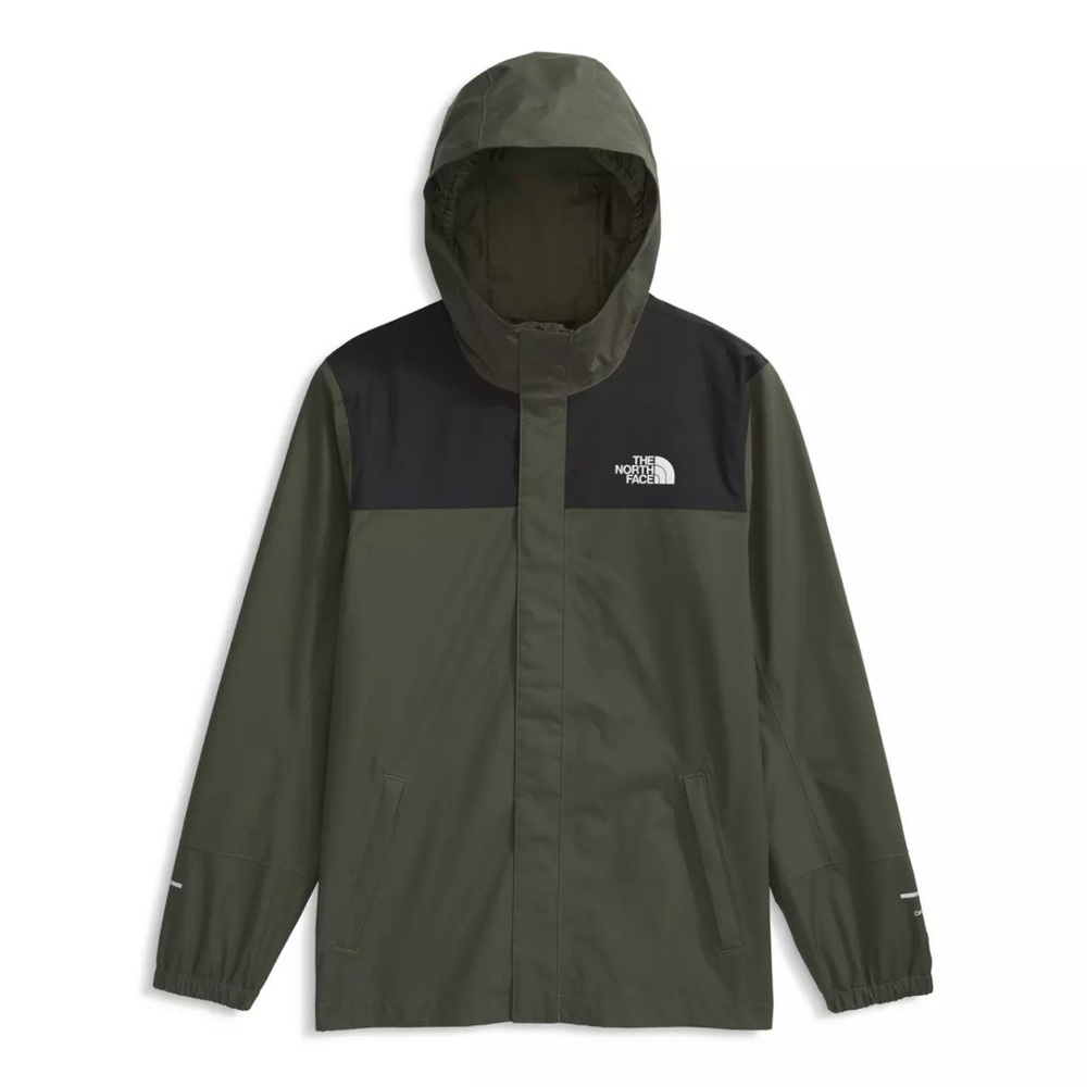The North Face Kids' Olive and Black Raincoat